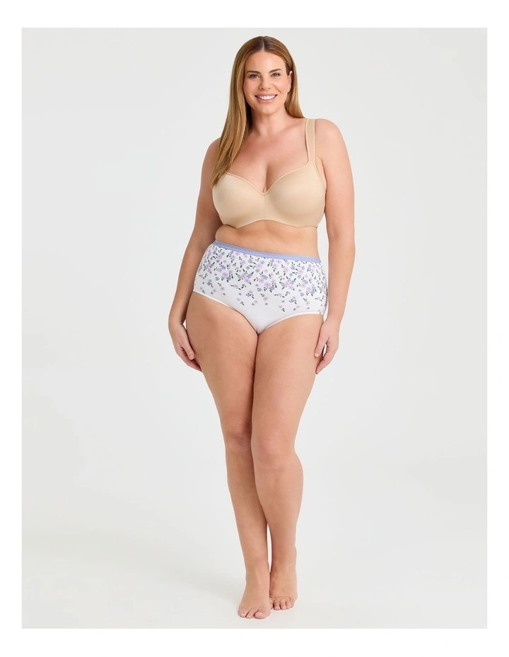 2 Pack Cotton Floral Briefs Floral image 4