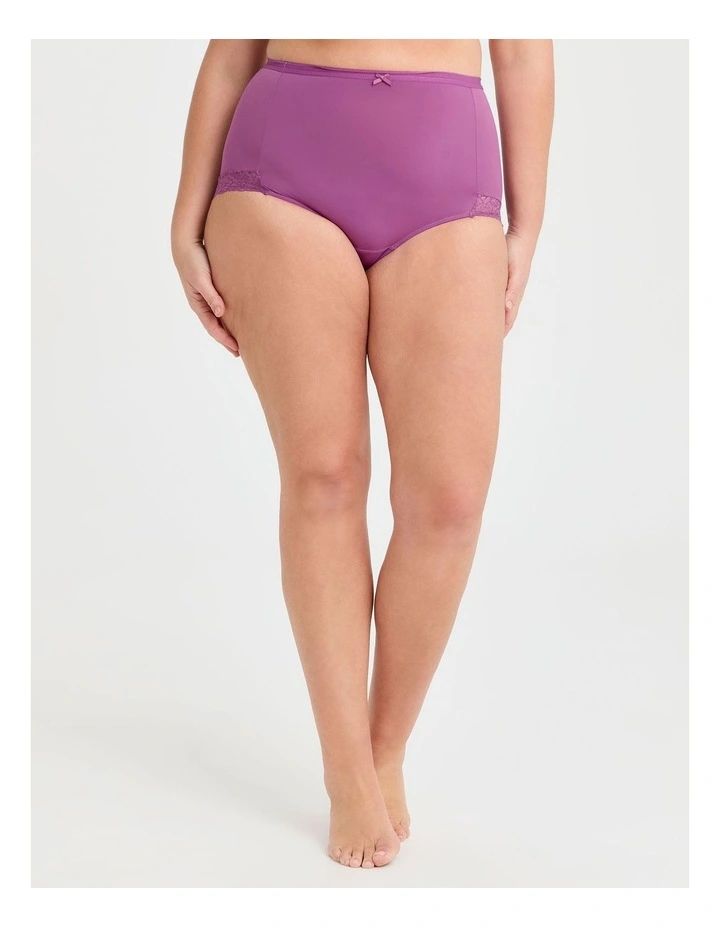 2Pk Micro Lace Trim Briefs Floral image 5