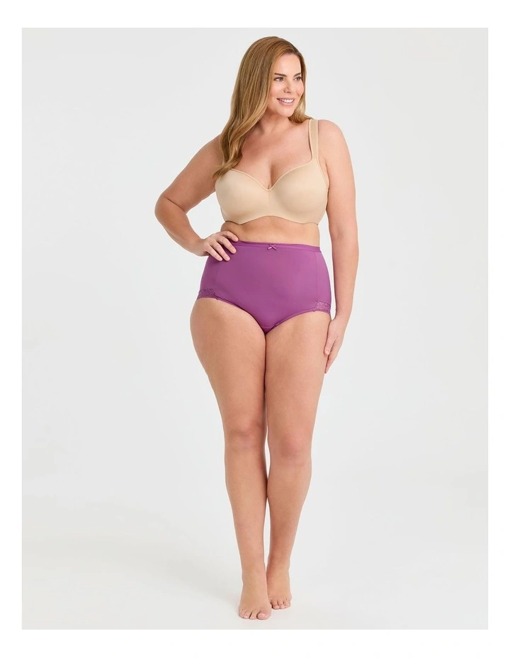 2Pk Micro Lace Trim Briefs Floral image 7