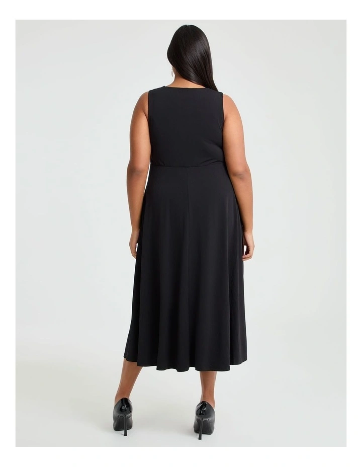 Cressida Cocktail Swing Dress Black image 2