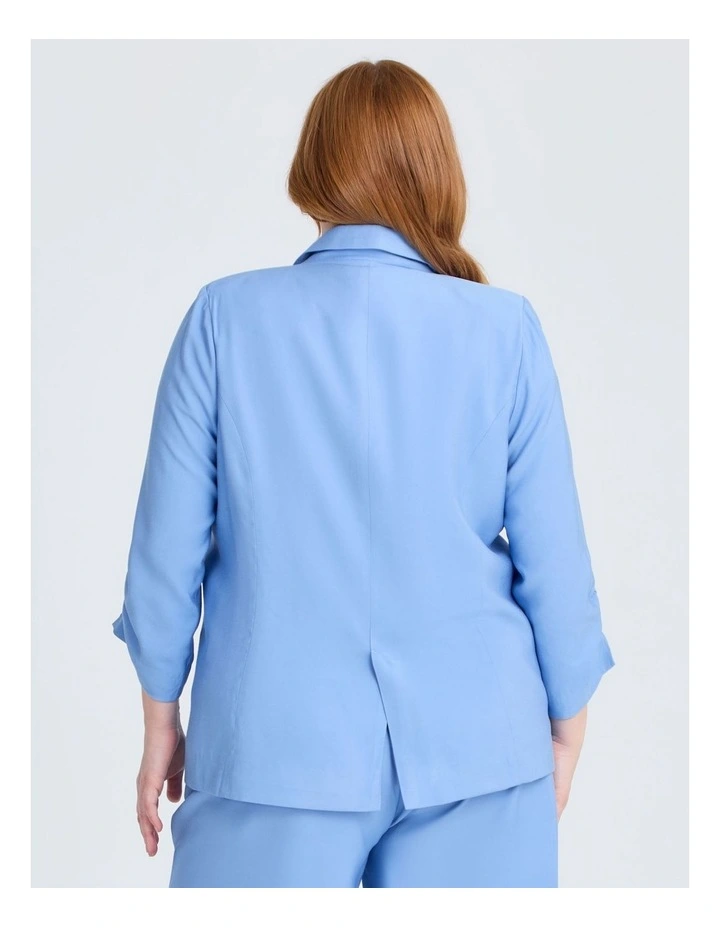 Bronte Relaxed Suit Jacket in Breeze Blue image 2