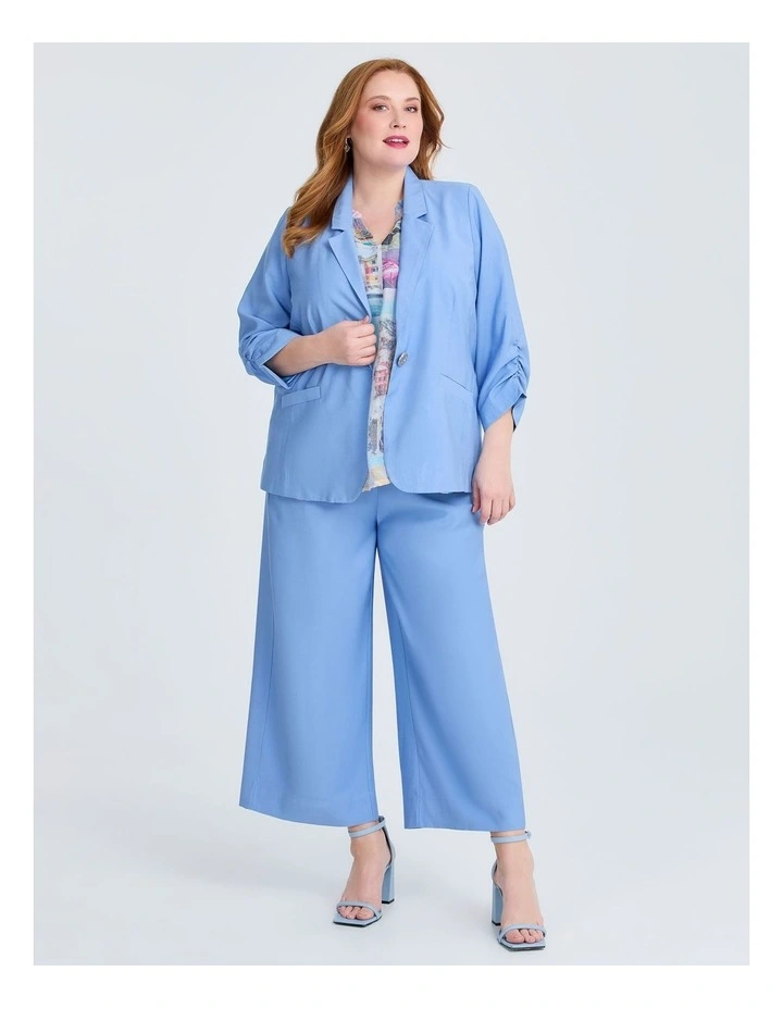 Bronte Relaxed Suit Jacket in Breeze Blue image 4