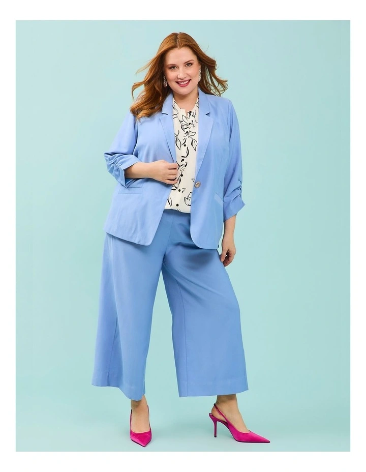 Bronte Relaxed Suit Jacket in Breeze Blue image 6