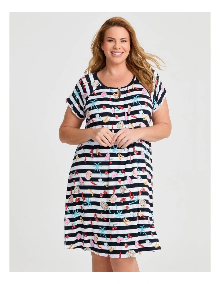 Bamboo Coastal Nightie in Print image 3