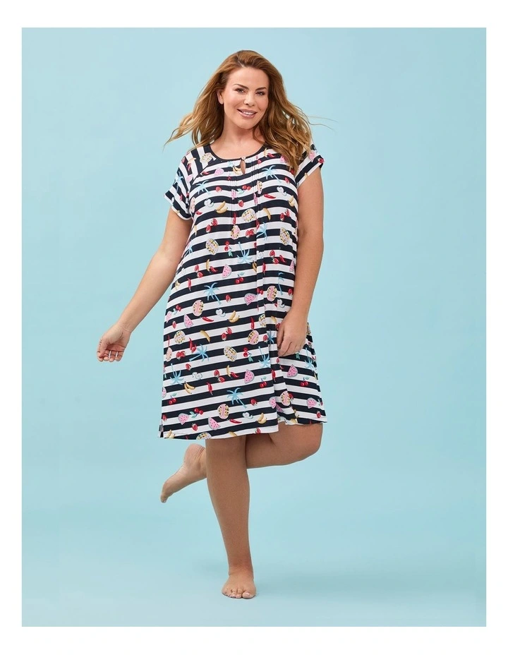 Bamboo Coastal Nightie in Print image 6