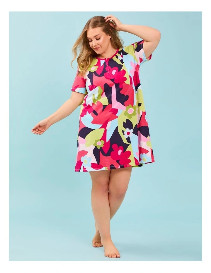 Australian Cotton Flora Nightie Print image 3