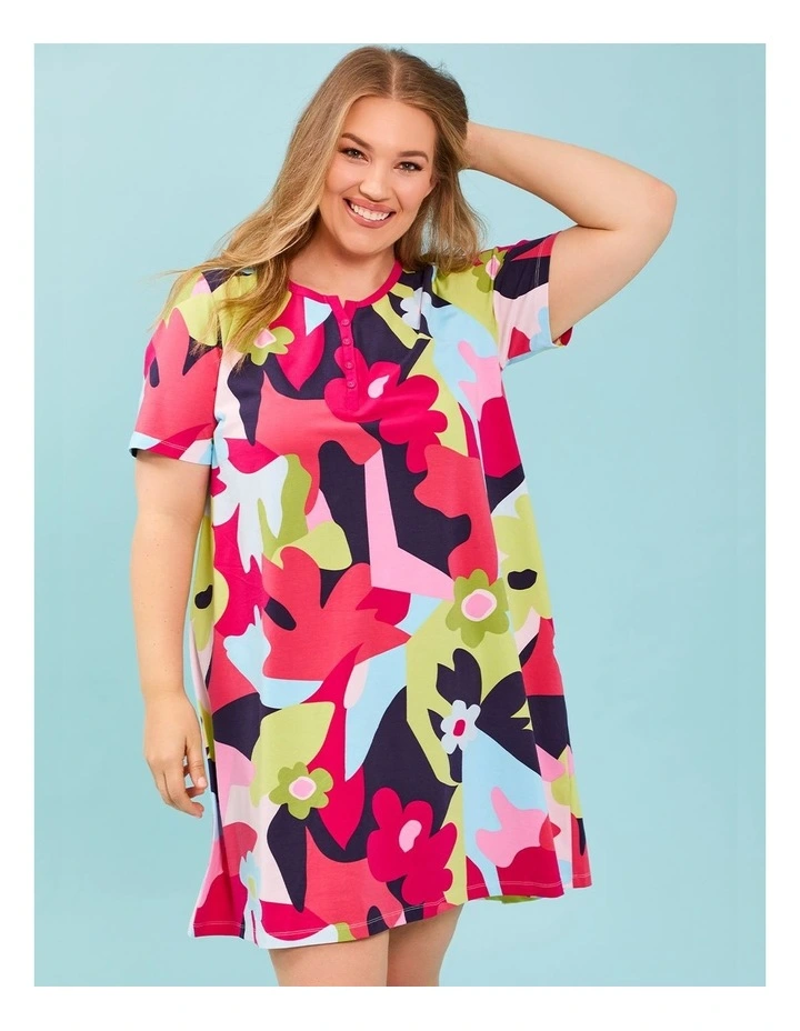 Australian Cotton Flora Nightie Print image 4