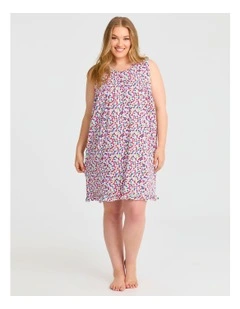 Australian Cotton Spot Nightie in Multi