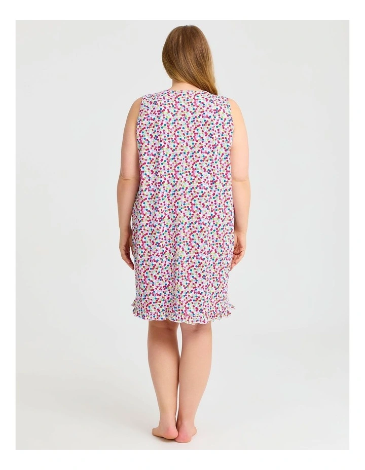 Australian Cotton Spot Nightie in Multi image 2