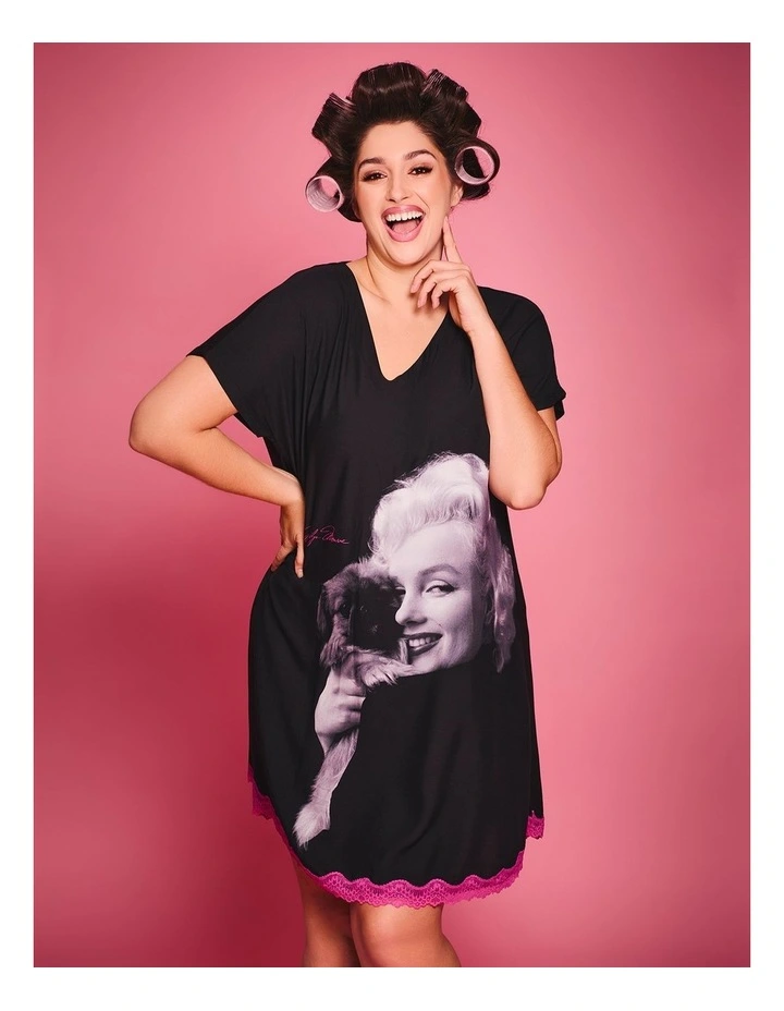Marilyn Print Nightie in Print image 4