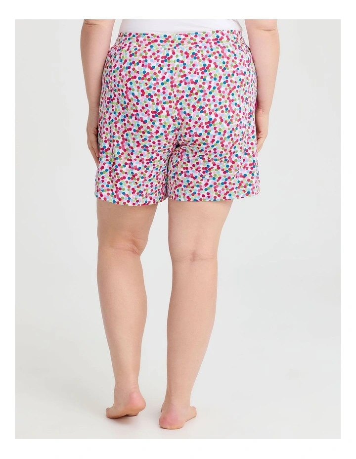 Australian Cotton Spot Pyjama Short in Print image 2