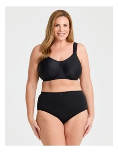 Wirefree Side Smoothing T-shirt Bra Black