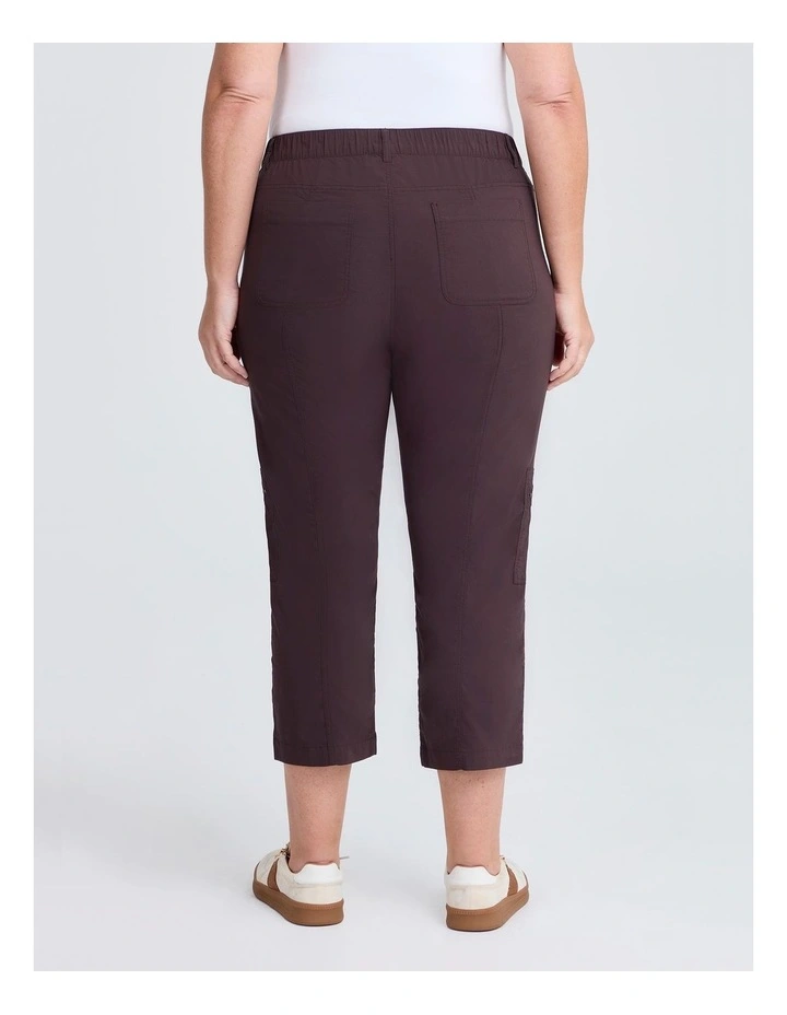 Castaway Cargo 3/4 Pocket Pant in Chocolate image 2