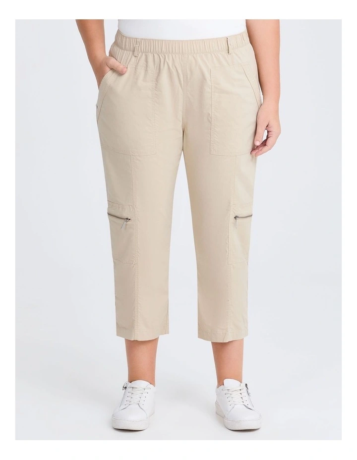 Castaway Cargo 3/4 Pocket Pant in Sand image 1
