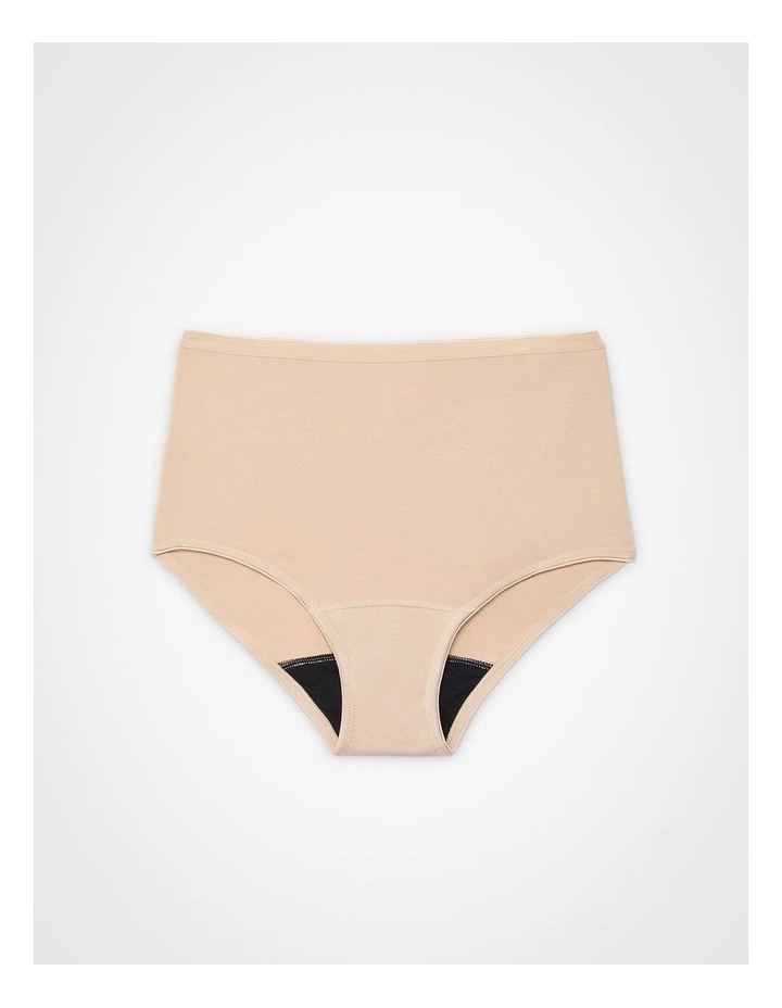 Period Leak Proof Undies Moderate Brief in Cream image 1