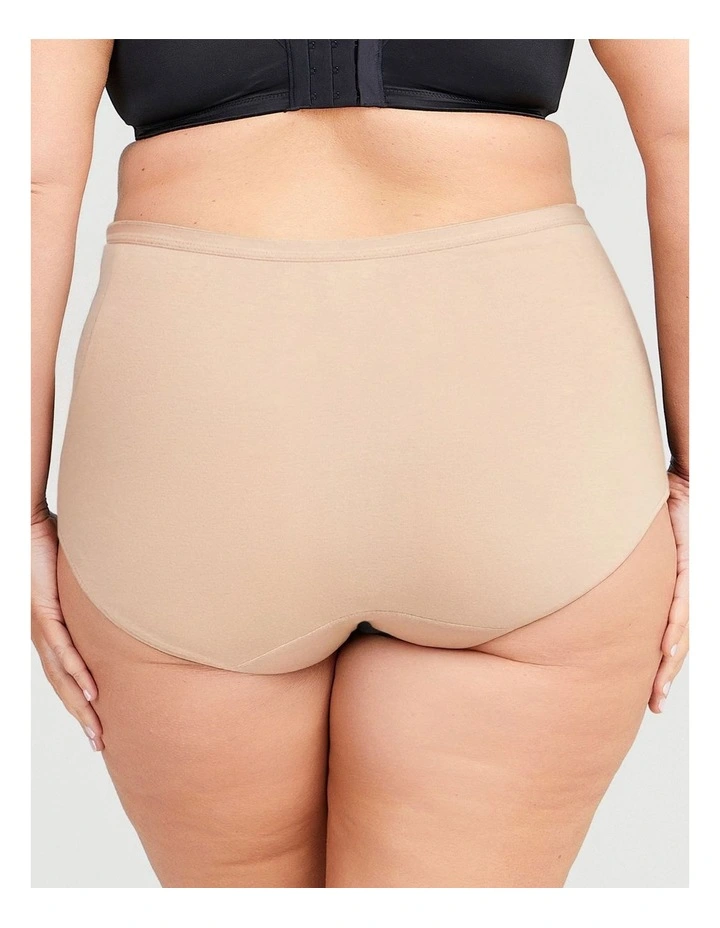 Period Leak Proof Undies Moderate Brief in Cream image 3