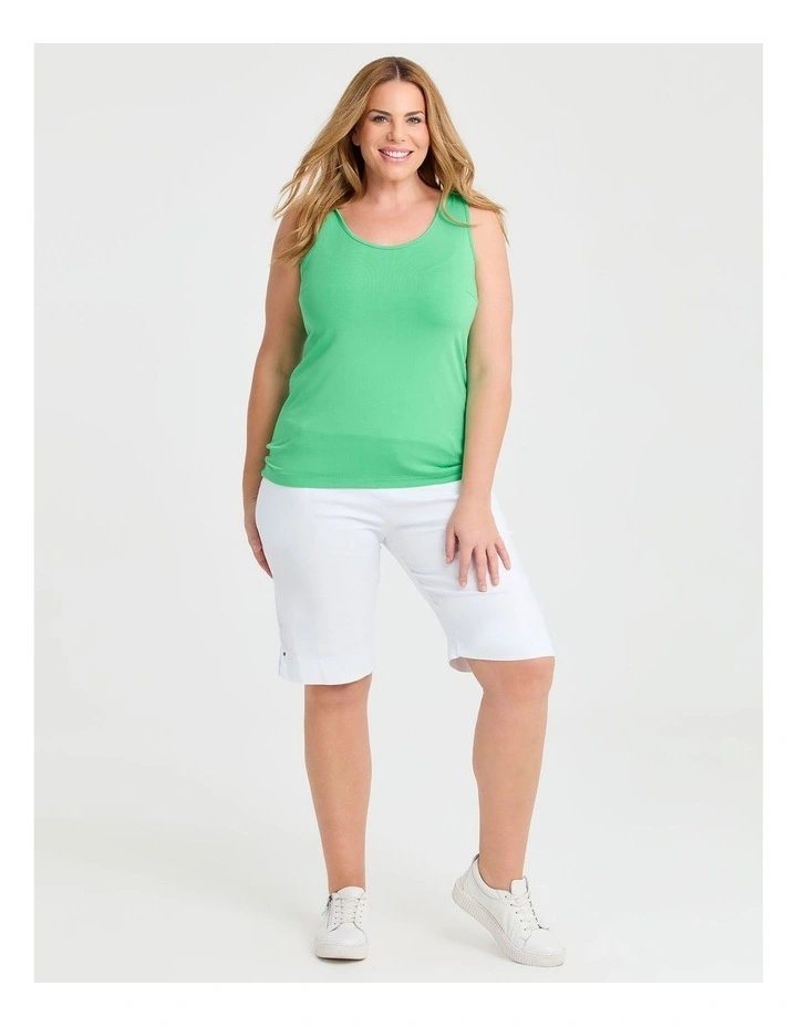 Bamboo Base Cami in Light Mint image 3