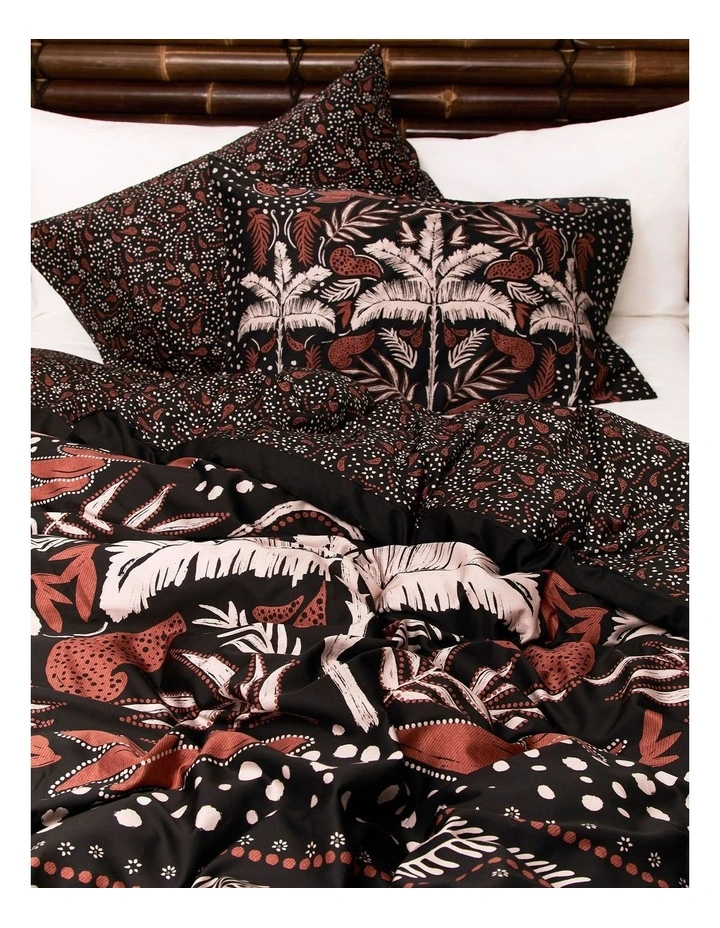Palmy Quilt Cover King Set in Multi image 2