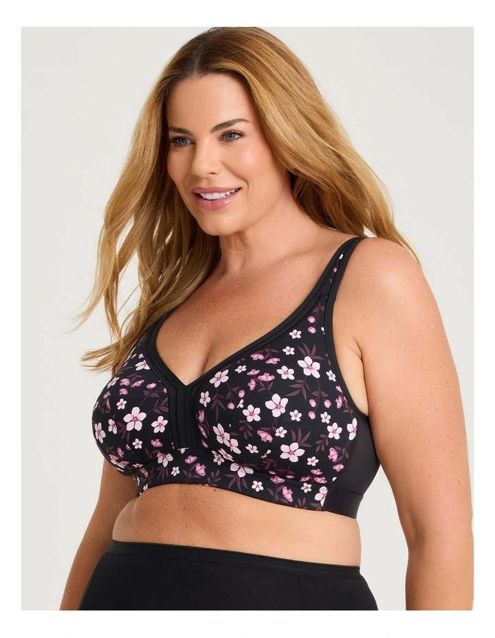 Wirefree Cooling Lounge Bra in Floral image 1