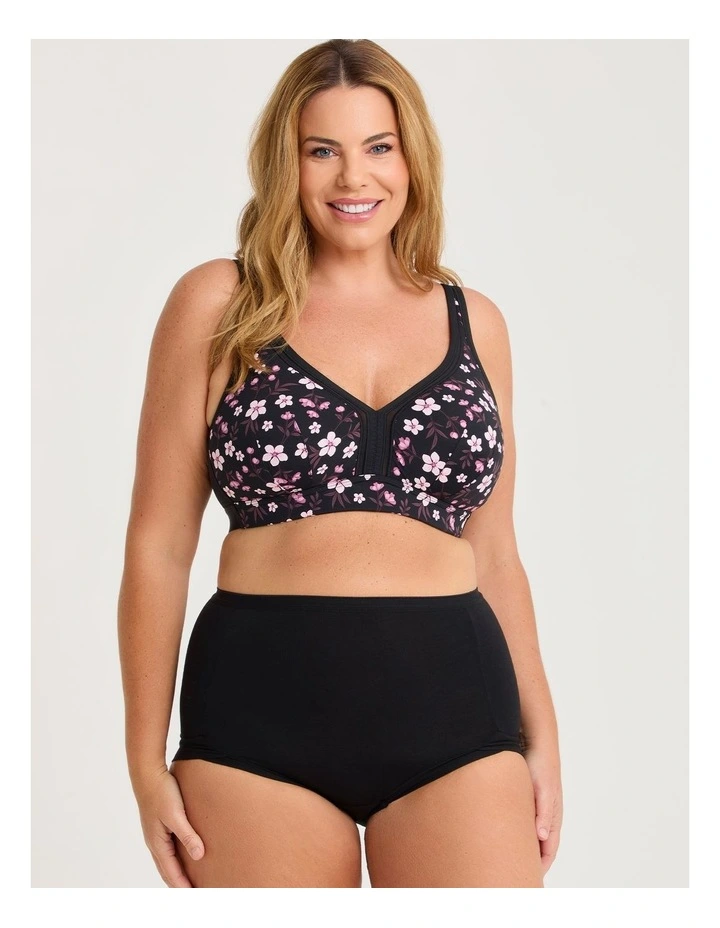 Wirefree Cooling Lounge Bra in Floral image 3