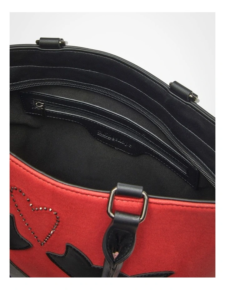 Cat Love Shoulder Bag Red/Black image 6