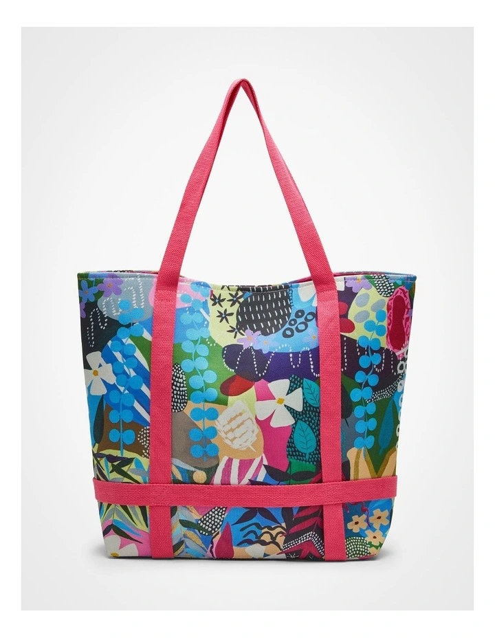 Joan Blond Floral Tote Bag in Multi image 1