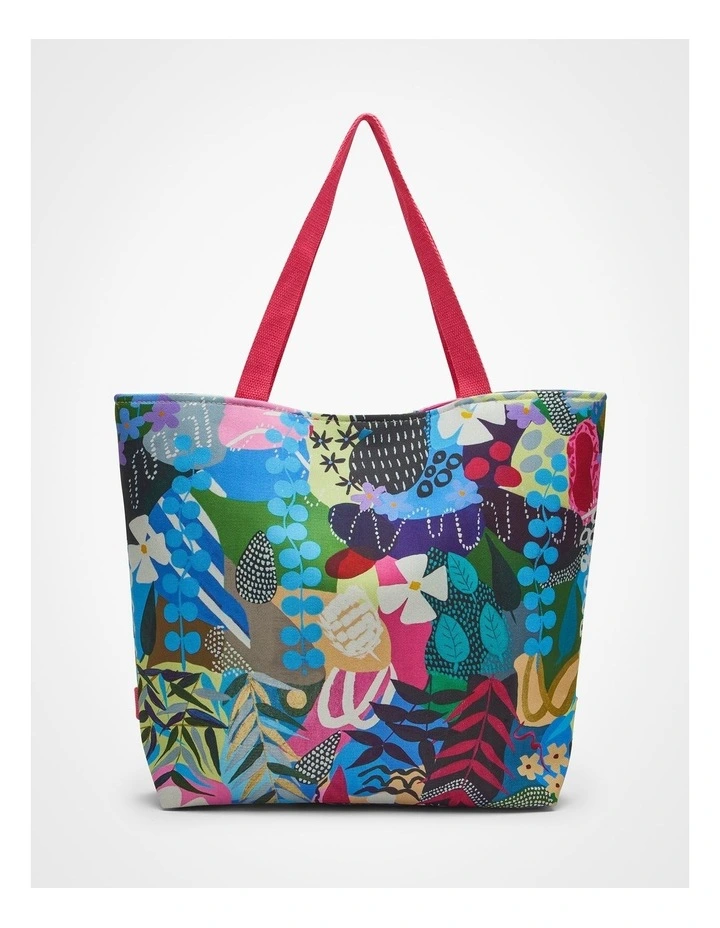 Joan Blond Floral Tote Bag in Multi image 2