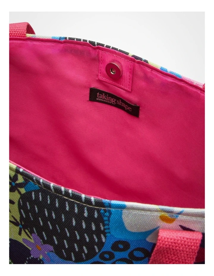 Joan Blond Floral Tote Bag in Multi image 6