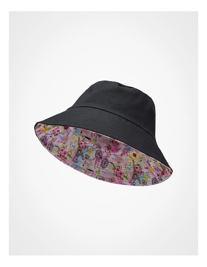 Reversible Parisian Quirky Hat Pastel Multi image 2