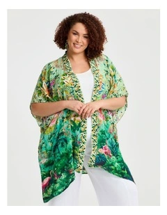 Natural Kimono in Multi