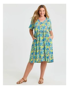 Joy Printed Dress Floral Print