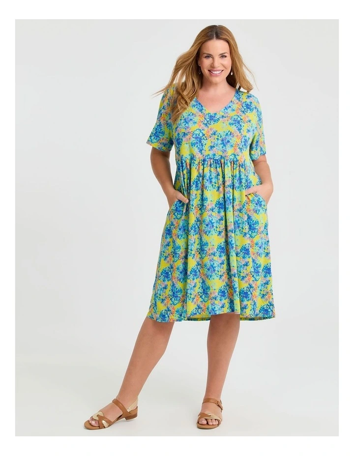 Joy Printed Dress Floral Print image 1