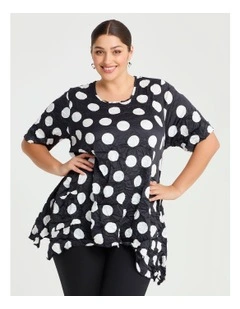 Spot Tunic in Black