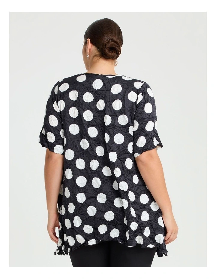 Spot Tunic in Black image 2