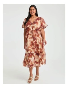 Helena Tencel Midi Dress Print