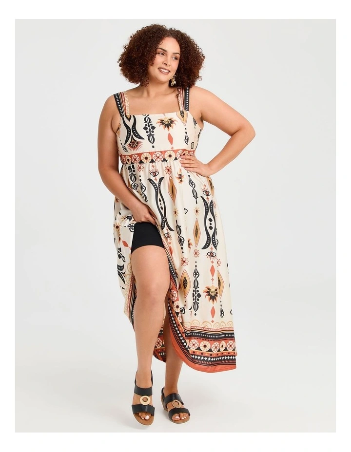 Taki Cocktail Maxi Dress Print image 4