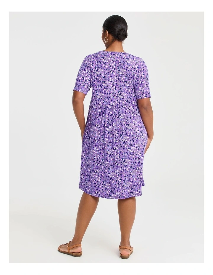 Everyday Empire Luna Dress in Violet image 2