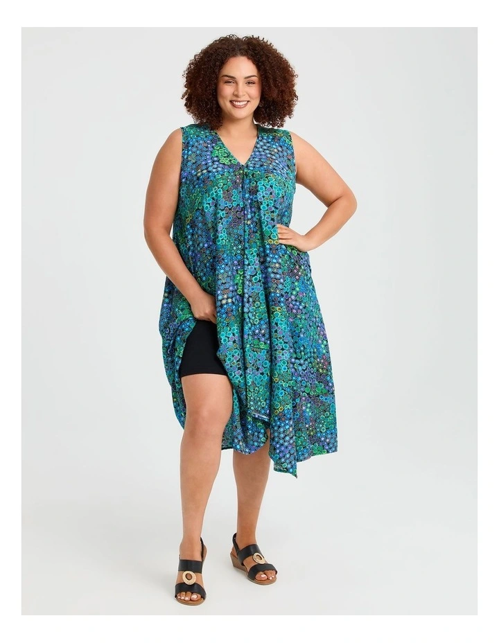 Pebble Tile Natural Dress Print image 4