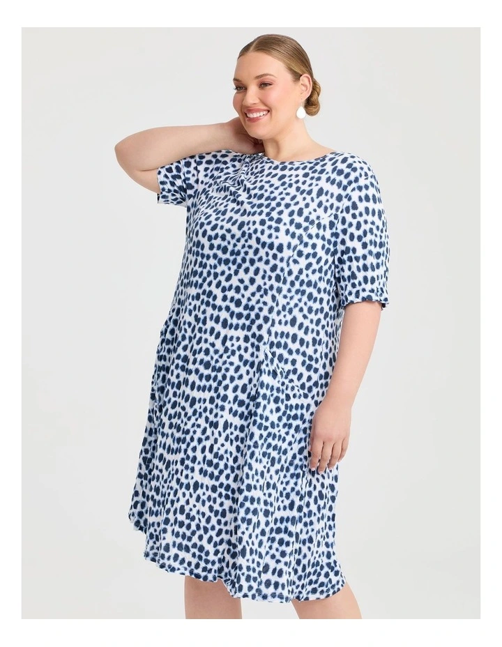 Spot Bamboo Crush Dress in Multi image 3