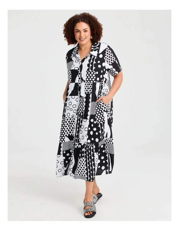 Bamboo Getaway Dress in Print image 1