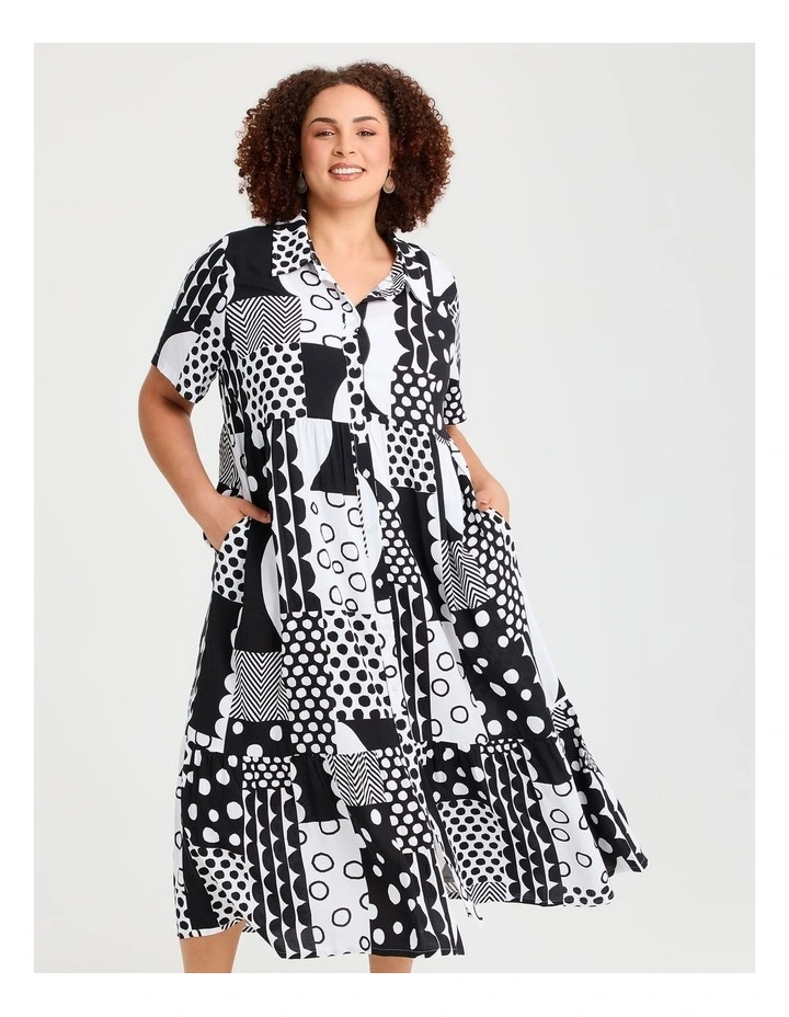 Bamboo Getaway Dress in Print image 3