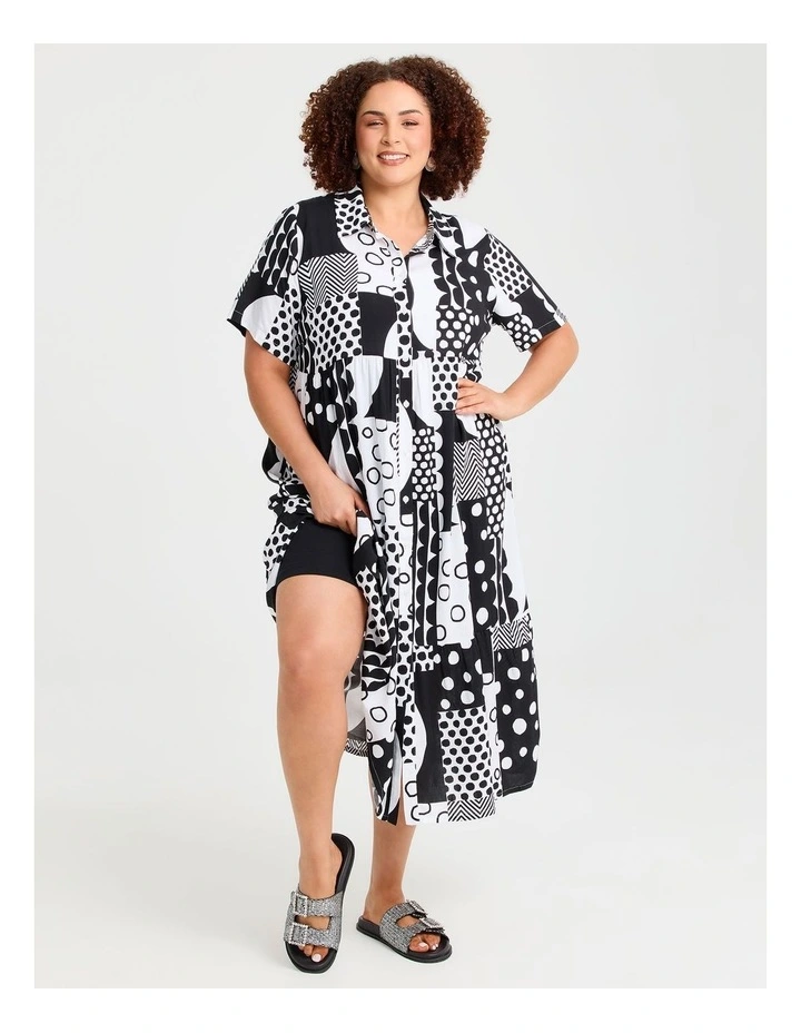 Bamboo Getaway Dress in Print image 4