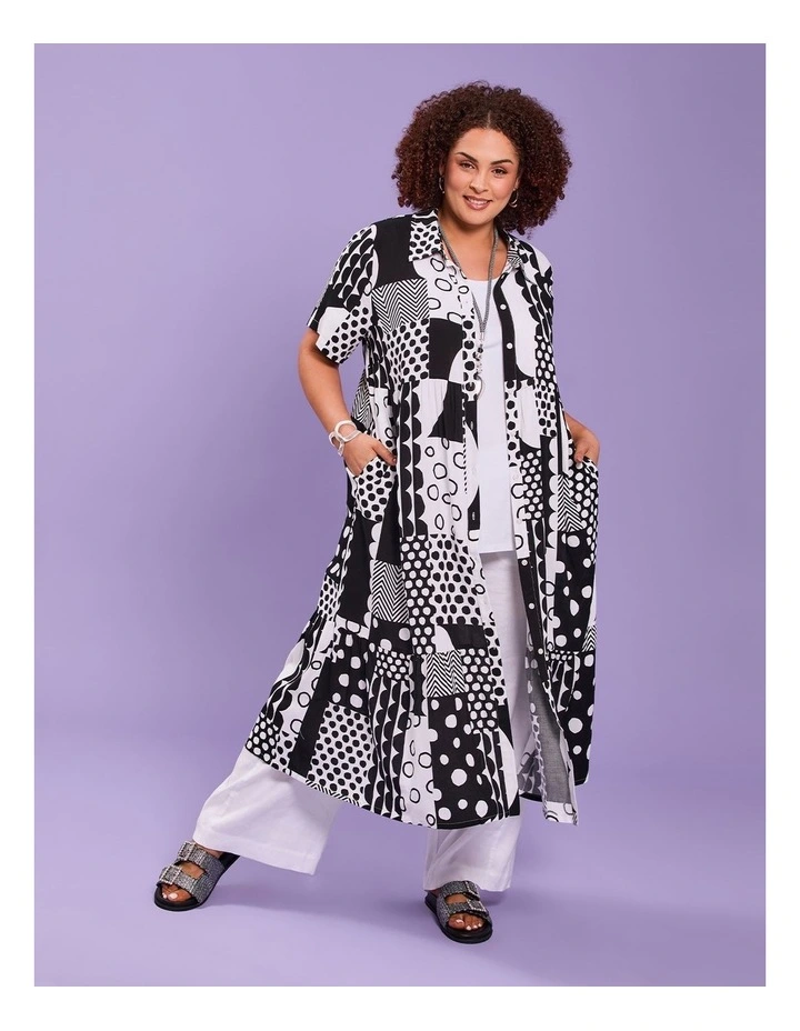 Bamboo Getaway Dress in Print image 7