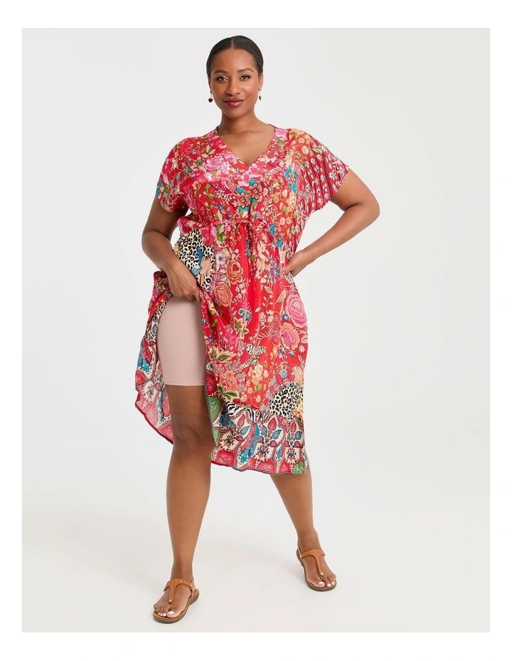 Natural Oriental Dress in Orange image 4