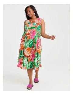 Cotton Favourite Sleeveless Dress in Print