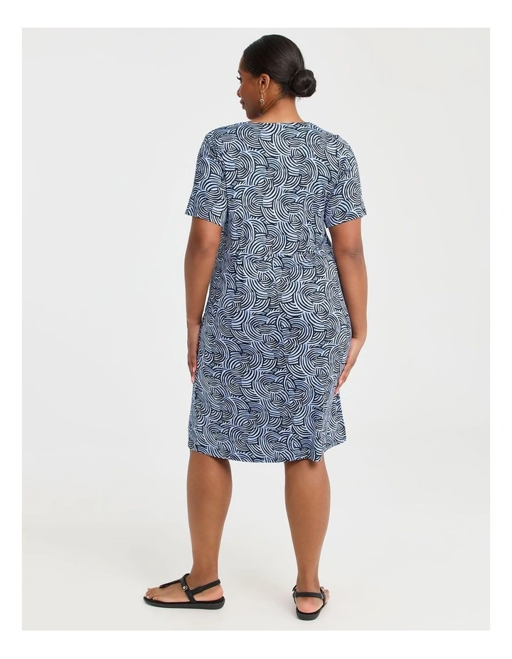 Bamboo Swirl Dress in Multi image 2