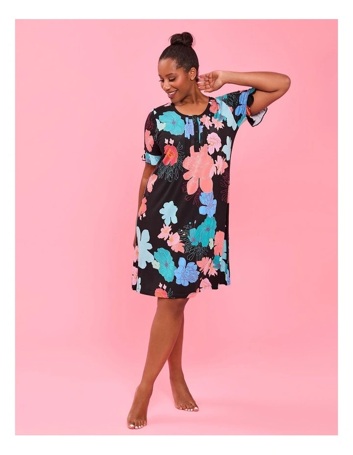 Bamboo Flora Dusk Nightie Print image 3