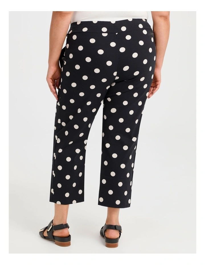 Print Bliss Stretch Taper Pant in Spot Print image 2