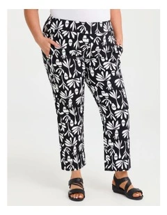 Natural Tropics Crop Pant in Print