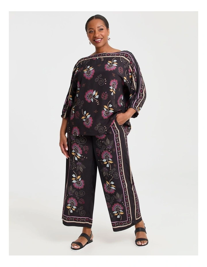 Natural Blooms Wide Leg Pant in Print image 3